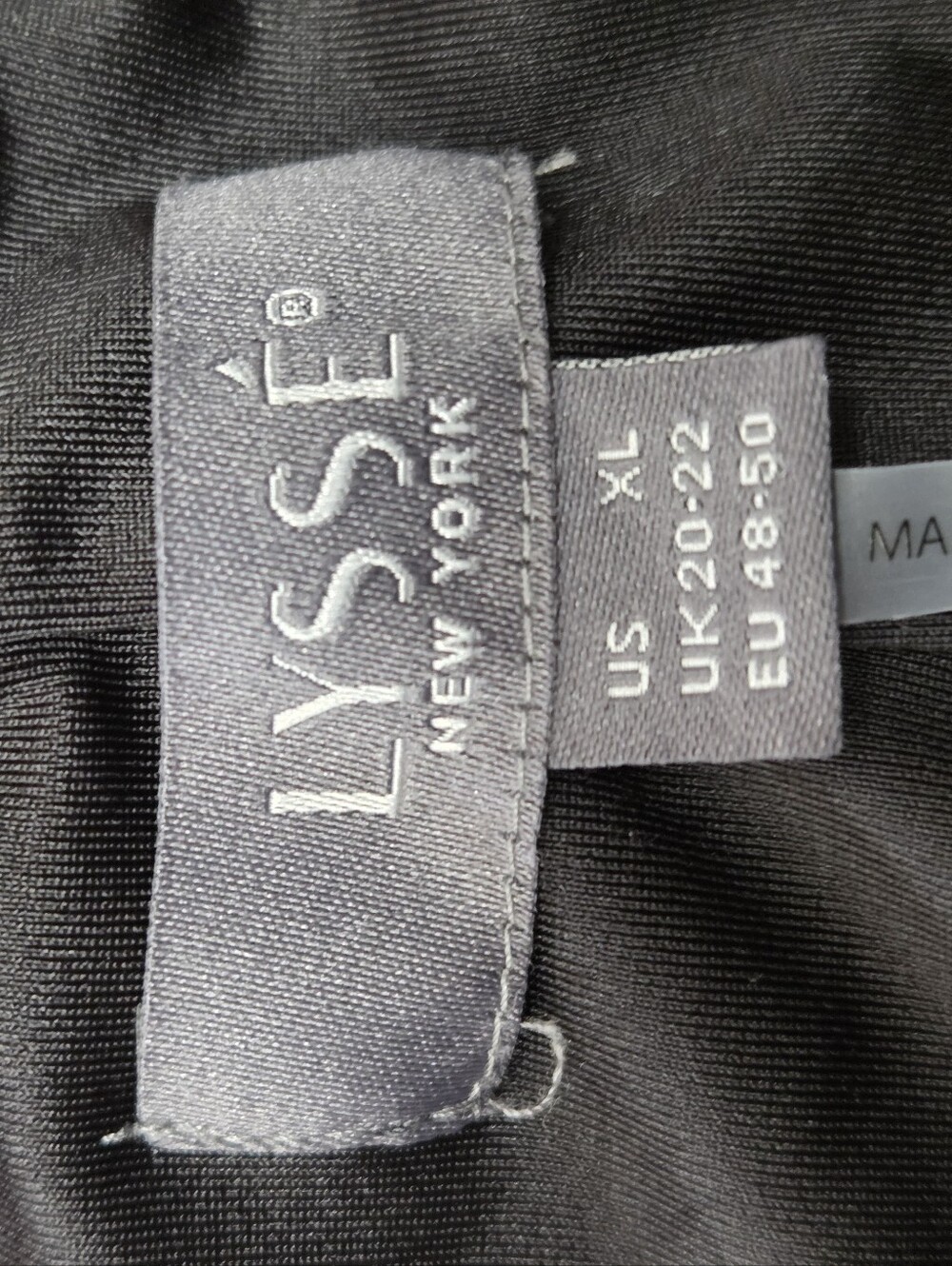 Lysse Black Straight-Leg Ponte Pants Casual Office Size XL - Picture 7 of 9